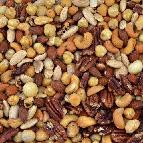 Macadamia mix gezout